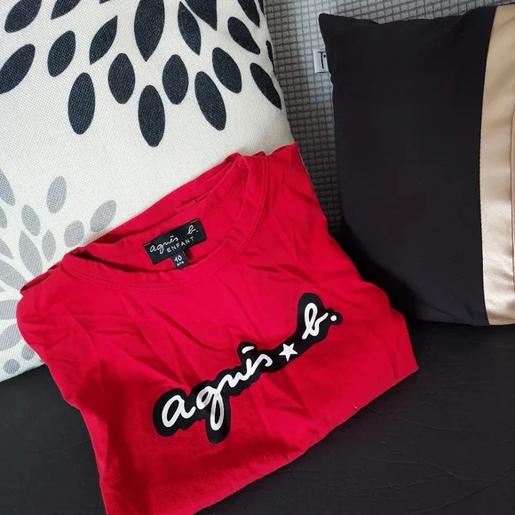 Japan Brand Agnes b Enfant boy girl cotton tee t-shirt 10ans
